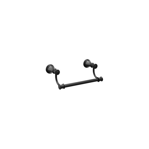 Moen Belfield Towel Bar in Matte Black YB6486BL - main